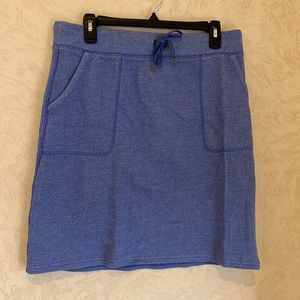 LL Bean Casual Blue Mini Skirt Size M
